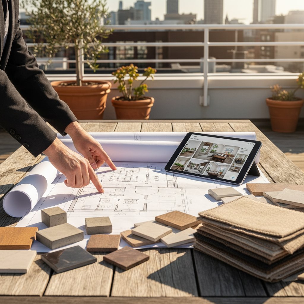 Rooftop terrace transformation project