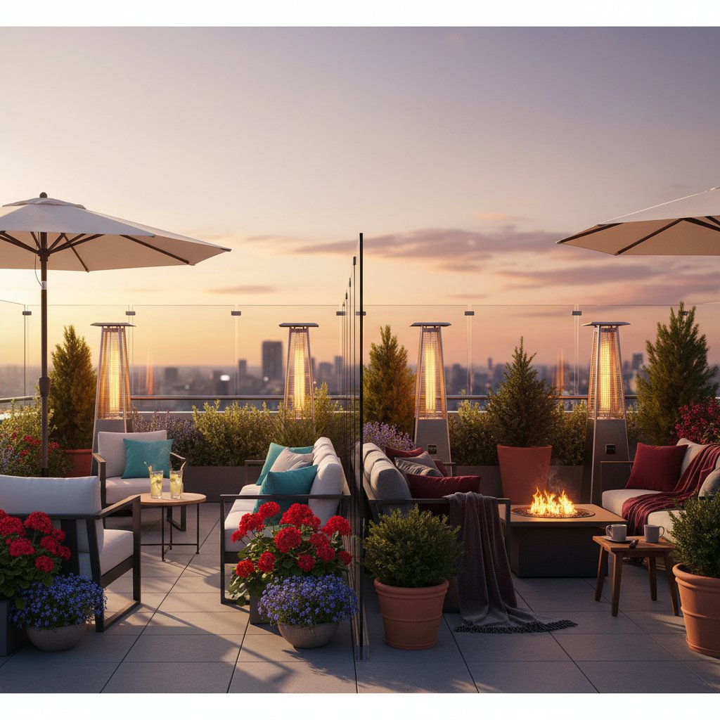 Transforming a rooftop terrace into a functional entertaining space guide